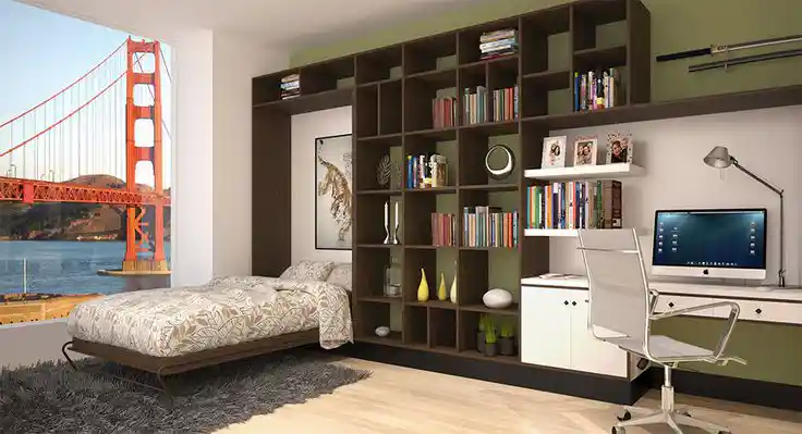 murphy bed with desk